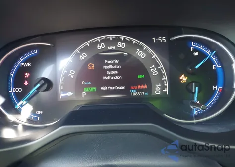 2021 Toyota Rav4 Hybrid Xse из США, поврежденный, VIN 2T3E6RFV0MW021587